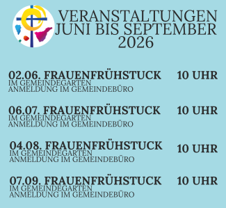 Besondere Veranstaltungen im Juni bis September