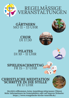 Regelmässige Veranstaltungen der Gemeinde Teneriffa Nord