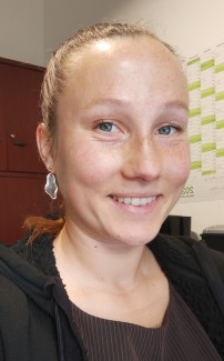 Gemeindesekretärin Kristine Lemberga